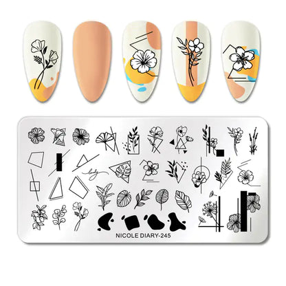 Nail Art Stamping Plates - Create Unique and Fun Nail Designs