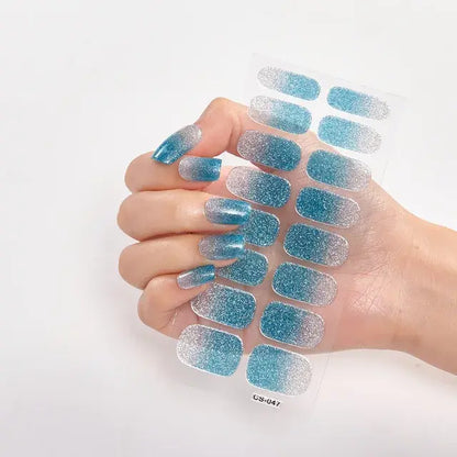 DIY Gel Nail Stickers: Easy-to-Apply Full Cover Designs