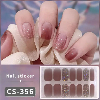 DIY Gel Nail Stickers: Easy-to-Apply Full Cover Designs