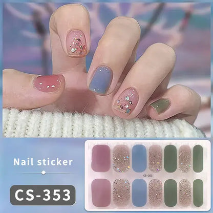 DIY Gel Nail Stickers: Easy-to-Apply Full Cover Designs