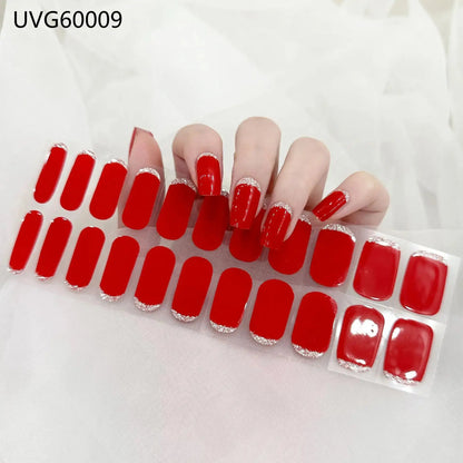 22 Tips Semi-Cured Gel Nail Stickers - Salon-Worthy Nails at Home