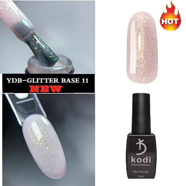 Kodi - 2 in 1 Glitter Nail Polish Base