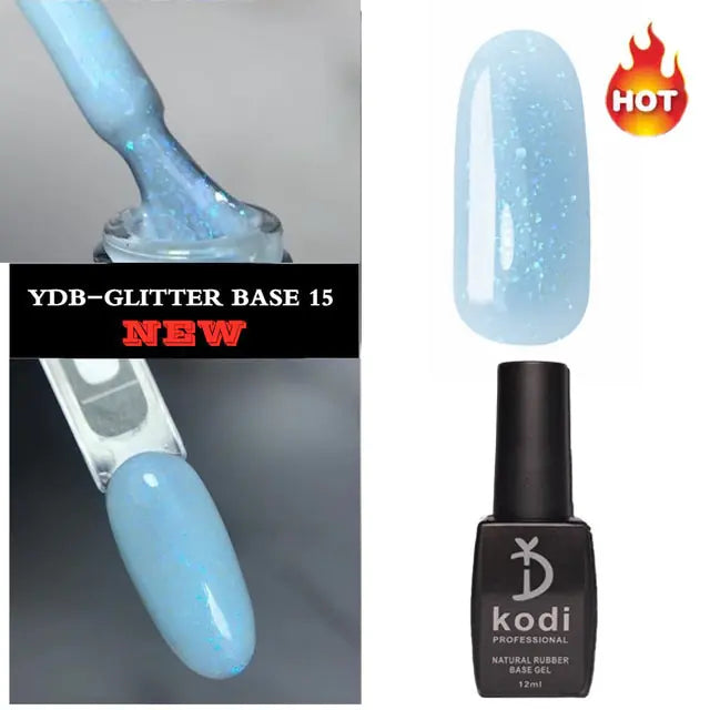 Kodi - 2 in 1 Glitter Nail Polish Base