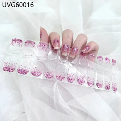 22 Tips Semi-Cured Gel Nail Stickers - Salon-Worthy Nails at Home