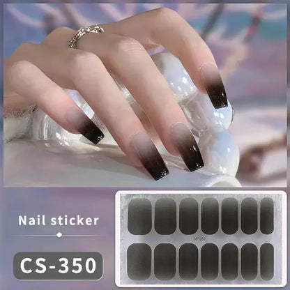 DIY Gel Nail Stickers: Easy-to-Apply Full Cover Designs