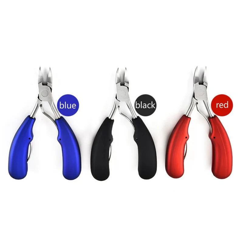 Double Spring Plastic Handle Cuticle Nipper - (1 Pc)