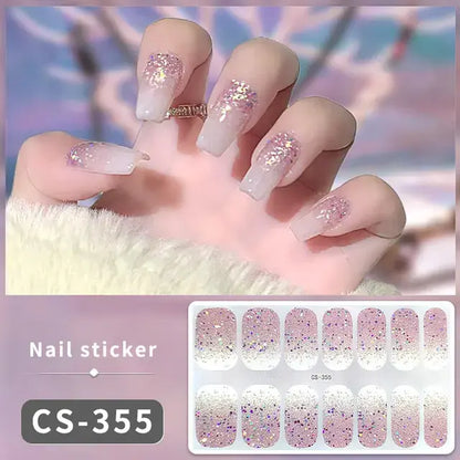 DIY Gel Nail Stickers: Easy-to-Apply Full Cover Designs