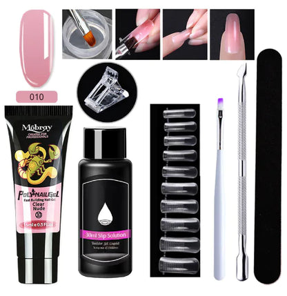 Poly Nail Gel Set - Achieve Salon-Quality Nails at Home