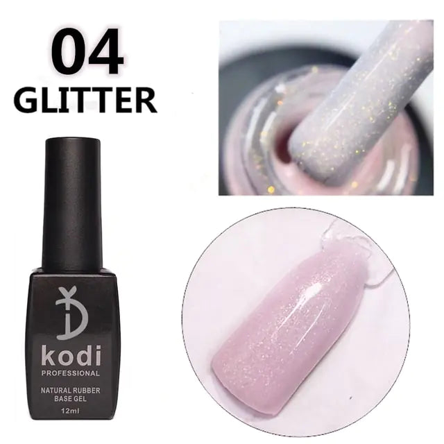 Kodi - 2 in 1 Glitter Nail Polish Base