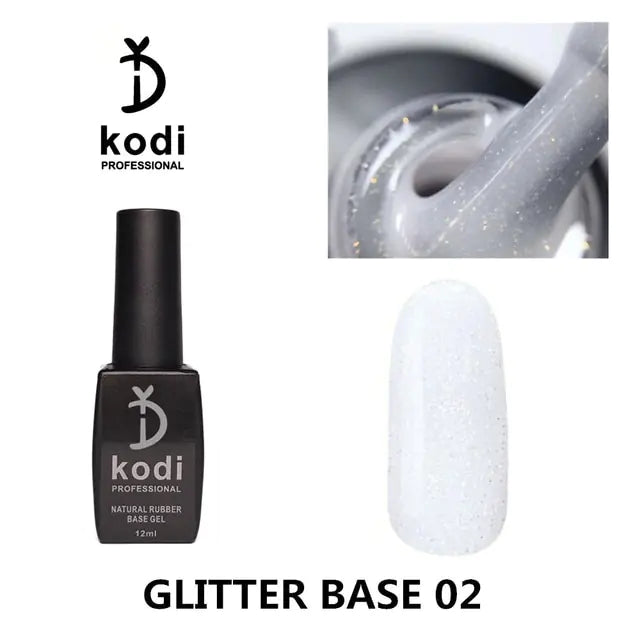 Kodi - 2 in 1 Glitter Nail Polish Base