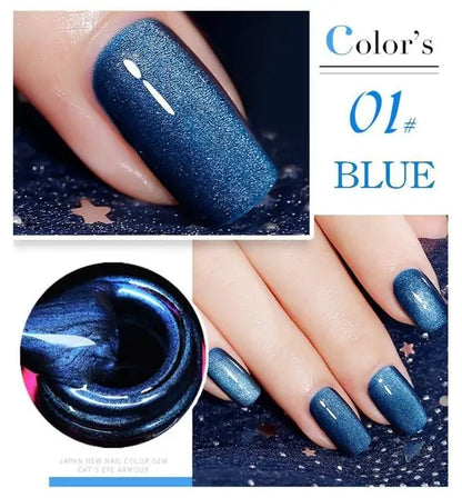 4D Magnetic Nail Polish - Vibrant Colors