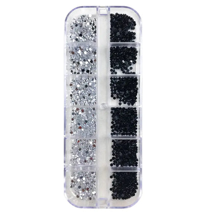 Box Nail Art Flat Back Crystal Rhinestones - Add Sparkle and Glamour