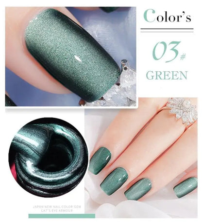 4D Magnetic Nail Polish - Vibrant Colors