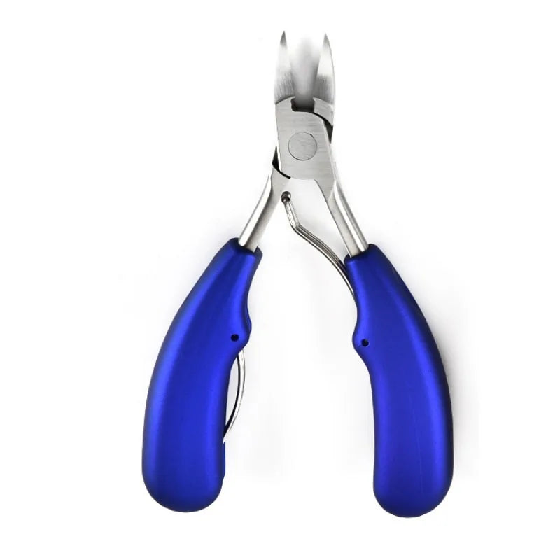 Double Spring Plastic Handle Cuticle Nipper - (1 Pc)