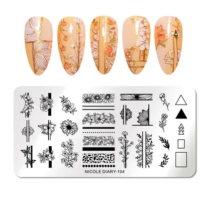 Nail Art Stamping Plates - Create Unique and Fun Nail Designs