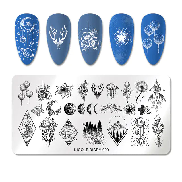 Nail Art Stamping Plates - Create Unique and Fun Nail Designs