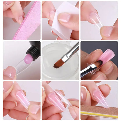 Nail Quick Building Crystal Gel - Long-Lasting, Chip-Resistant Nails