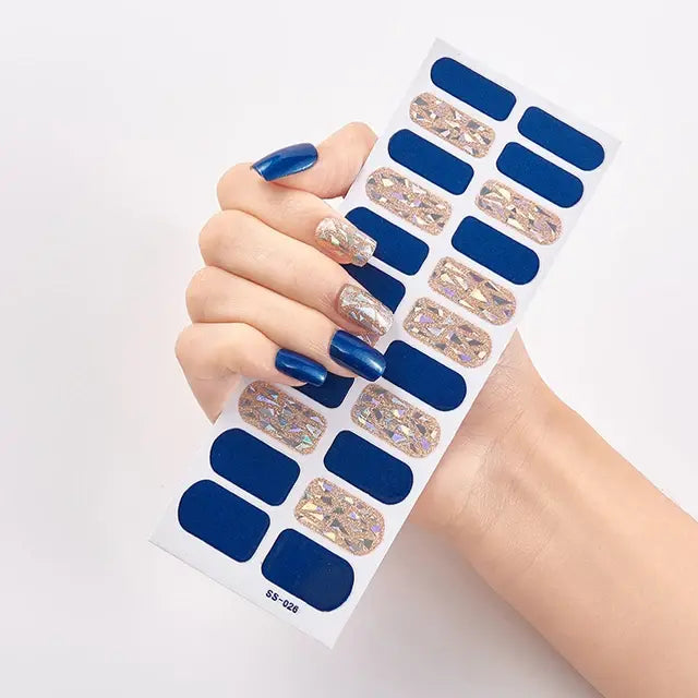 DIY Gel Nail Stickers: Easy-to-Apply Full Cover Designs