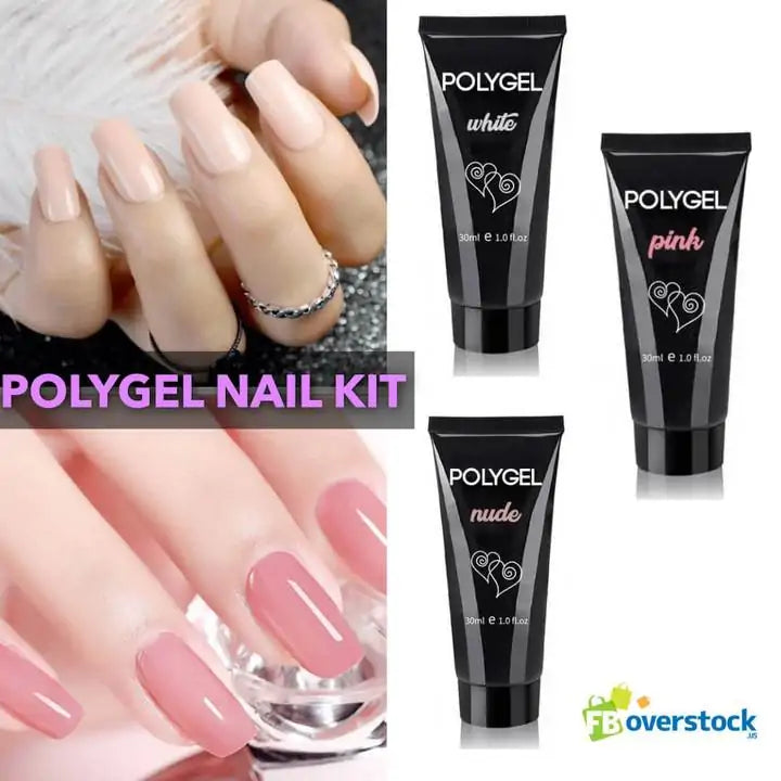 PolyGel Nail Kit - Salon-Quality Gel Nails at Home