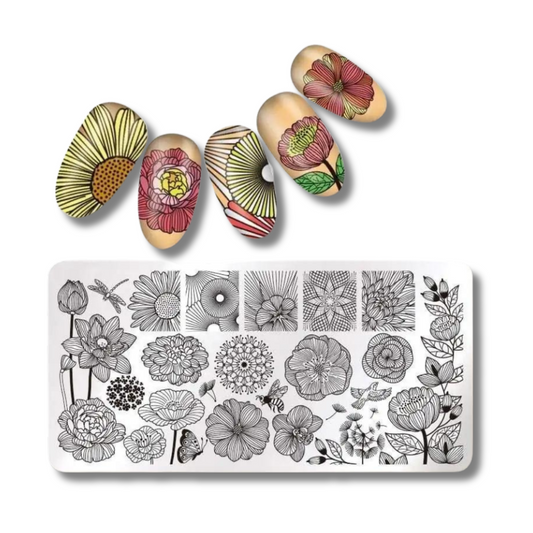 3D Flower Nail Stickers - Variety of high-quality designs for professional-looking nail art at home