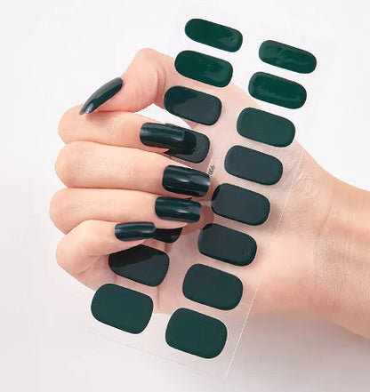 DIY Gel Nail Stickers: Easy-to-Apply Full Cover Designs