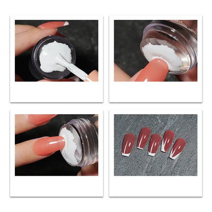 Transparent Nail Stamper and Scraper Set