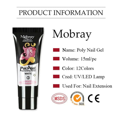 Poly Nail Gel Set - Achieve Salon-Quality Nails at Home