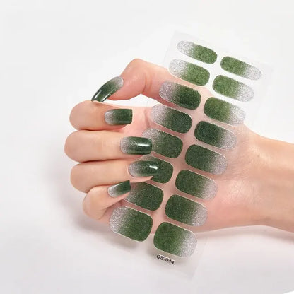 DIY Gel Nail Stickers: Easy-to-Apply Full Cover Designs