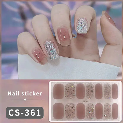 DIY Gel Nail Stickers: Easy-to-Apply Full Cover Designs