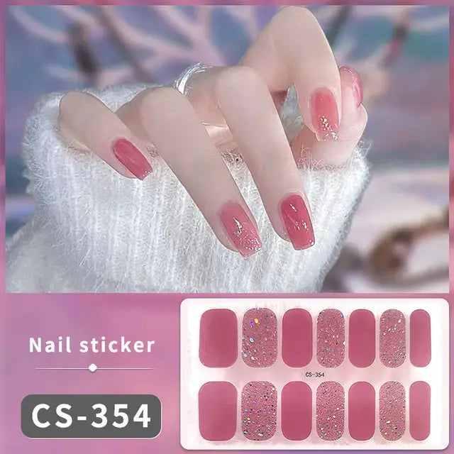 DIY Gel Nail Stickers: Easy-to-Apply Full Cover Designs