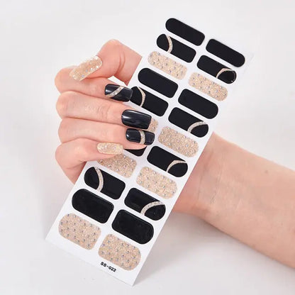 DIY Gel Nail Stickers: Easy-to-Apply Full Cover Designs