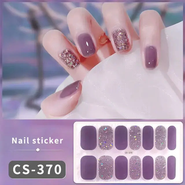 DIY Gel Nail Stickers: Easy-to-Apply Full Cover Designs