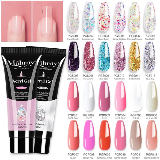 Poly Nail Gel Set - Achieve Salon-Quality Nails at Home