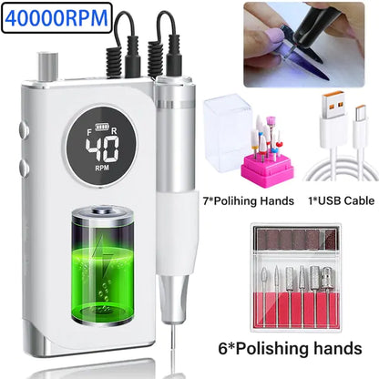 40000 RPM - Professional Electric Nail Drill Machine