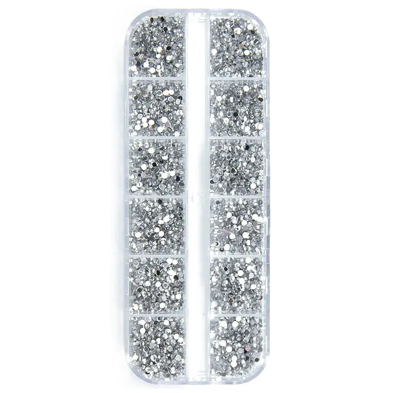 Box Nail Art Flat Back Crystal Rhinestones - Add Sparkle and Glamour