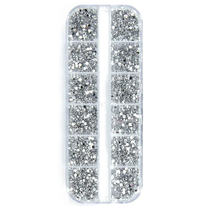 Box Nail Art Flat Back Crystal Rhinestones - Add Sparkle and Glamour