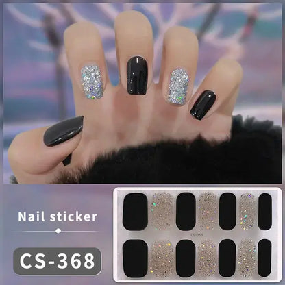 DIY Gel Nail Stickers: Easy-to-Apply Full Cover Designs