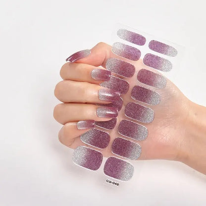 DIY Gel Nail Stickers: Easy-to-Apply Full Cover Designs