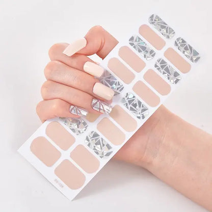 DIY Gel Nail Stickers: Easy-to-Apply Full Cover Designs