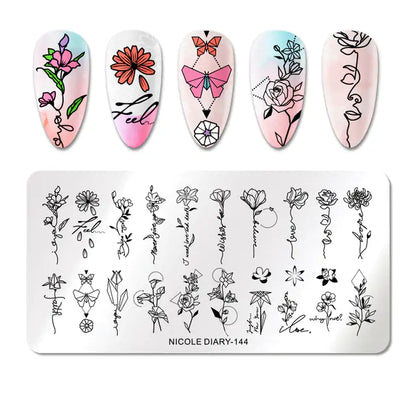 Nail Art Stamping Plates - Create Unique and Fun Nail Designs