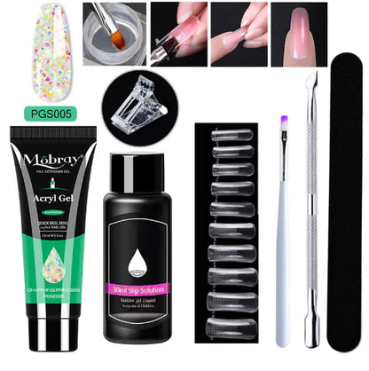 Poly Nail Gel Set - Achieve Salon-Quality Nails at Home