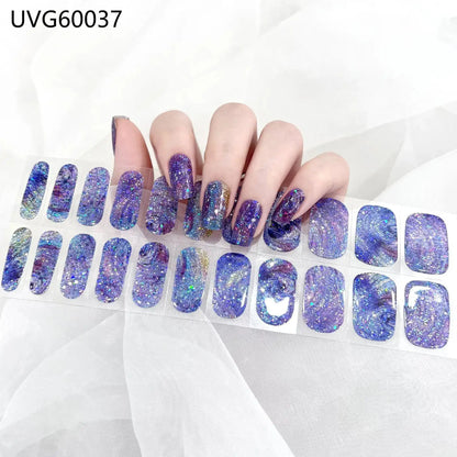 22 Tips Semi-Cured Gel Nail Stickers - Salon-Worthy Nails at Home