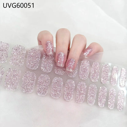 22 Tips Semi-Cured Gel Nail Stickers - Salon-Worthy Nails at Home