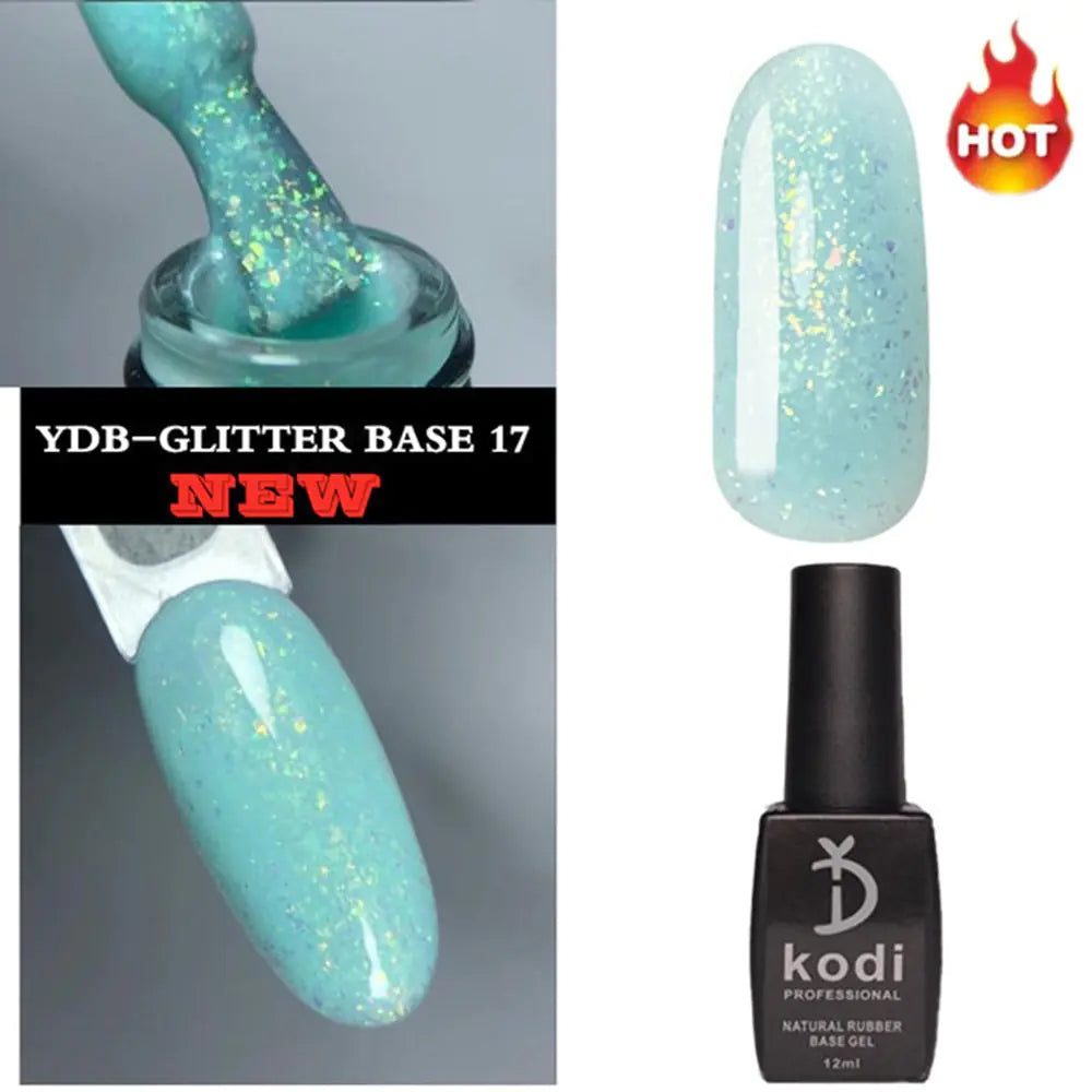 Kodi - 2 in 1 Glitter Nail Polish Base