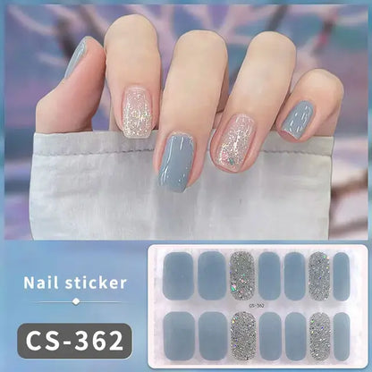 DIY Gel Nail Stickers: Easy-to-Apply Full Cover Designs