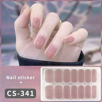 DIY Gel Nail Stickers: Easy-to-Apply Full Cover Designs