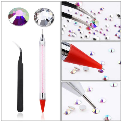 New Multi-Size Nail Rhinestones 3D