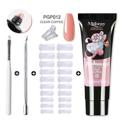 Poly Nail Gel Set - Achieve Salon-Quality Nails at Home