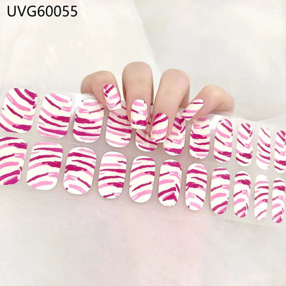 22 Tips Semi-Cured Gel Nail Stickers - Salon-Worthy Nails at Home