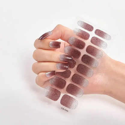 DIY Gel Nail Stickers: Easy-to-Apply Full Cover Designs